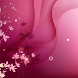 pink floral design