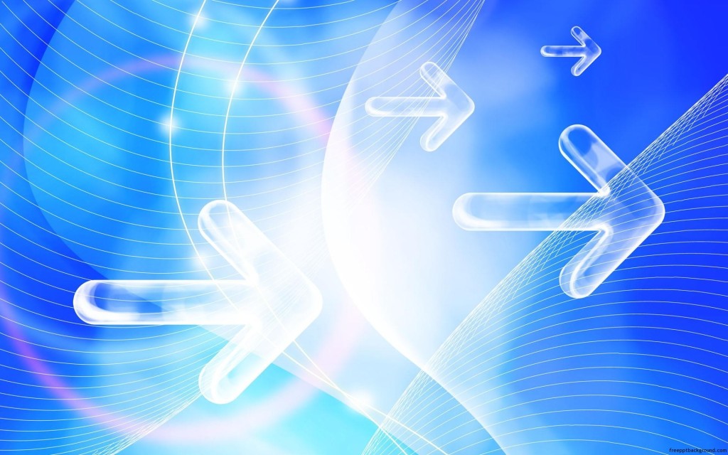 Crystal Arrow PowerPoint | Free PPT Background